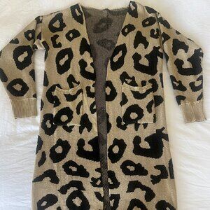 Leopard Print Cardigan